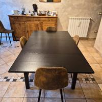 tavolo nero ikea allungabile