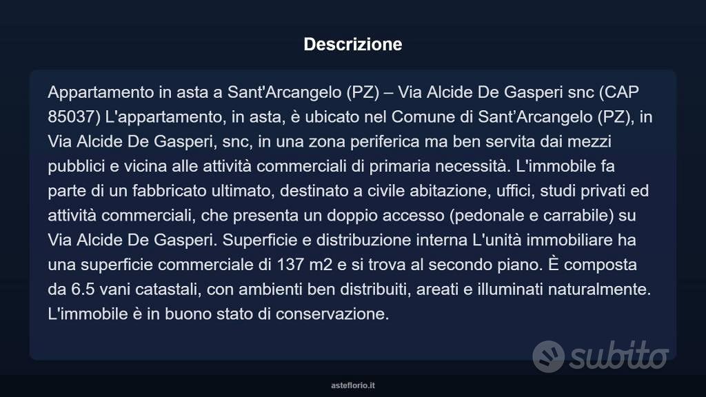 Appartamento – Sant'Arcangelo, Zona P.I.P., San Brancato - Vista 4