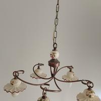 lampadario e orologio 