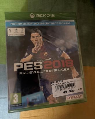 Pes 2018 sigillato XBOX ONE