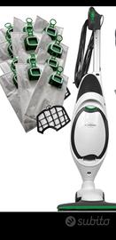 Vorwerk Folletto VK150 con Kit filtri e sacchetti