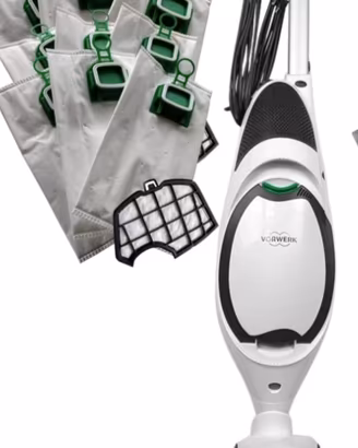 Vorwerk Folletto VK150 con Kit filtri e sacchetti