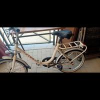 bici bianca pieghevole