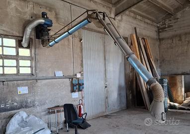 Aspiratore centralizzato officine meccaniche