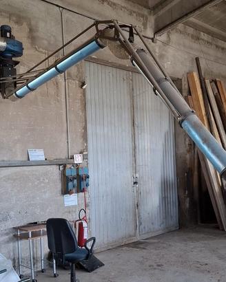 Aspiratore centralizzato officine meccaniche