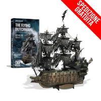 PUZZLE 3D NAVE PIRATA OLANDESE VOLANTE METAL MODEL