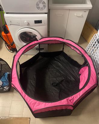 RECINTO PIEGHEVOLE PORTATILE PER CANI E GATTI