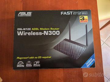 Modem Router Asus DSL-N12E Wi-Fi N300