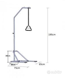 Supporto con maniglia per sollevarsi