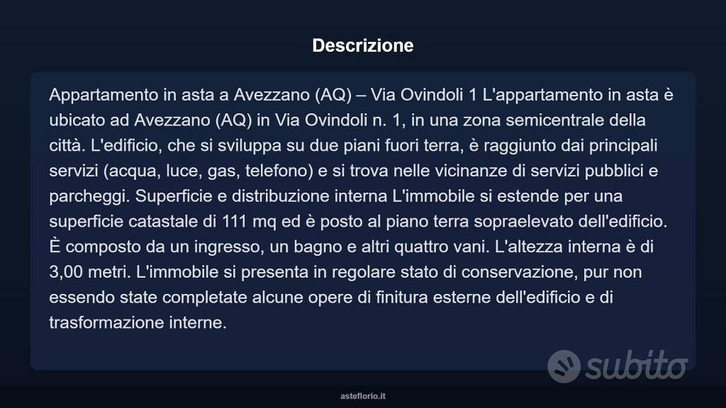 Appartamento – Avezzano, San Rocco - Vista 4