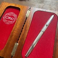 OMAS 72 SUPER argento massiccio pennino oro 14 ct