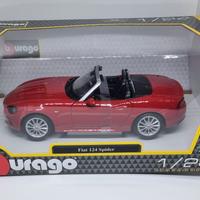 🚗 Fiat 124 Spider – Bburago 1:24 🚗