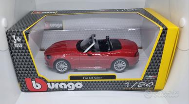🚗 Fiat 124 Spider – Bburago 1:24 🚗