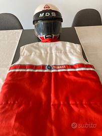 GILET E CASCO MDS YAMAHA BELGARDA VINTAGE TG XL