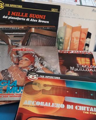 8 dischi LP super stereo 