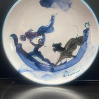 Piatto artistico firma G.Mazzotti 1995