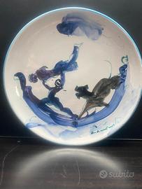 Piatto artistico firma G.Mazzotti 1995