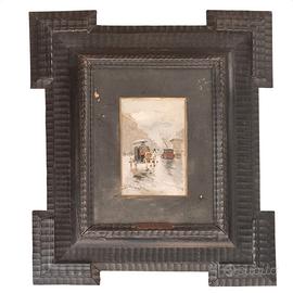 Milano innevata, anni 20, firmato Solenghi