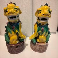 Cani Foo Pho ceramica porcellana collezione 21 cm.