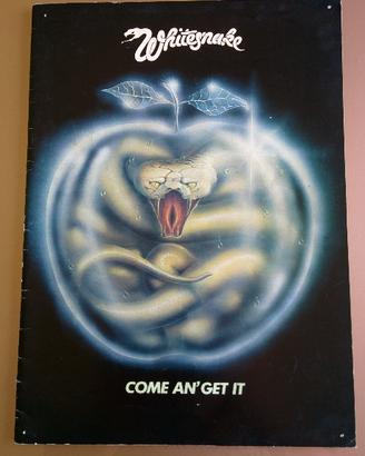 Whitesnake 1981 tour programme (deep purple)