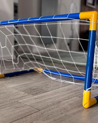 Mini porta da calcio bambini con rete – smontabile
