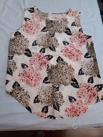 Canottiera in pura seta M