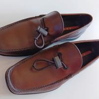 Scarpe Prada originali mocassino colore marrone