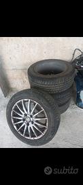 cerchi in lega con pneumatici alfa 159