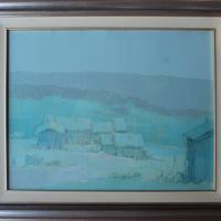 Franco gnocchi - val di sesia - olio su tela