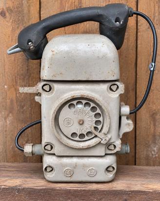 Antico telefono industriale Funke + Huster
