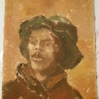 Quadro Beduino su tela firmato