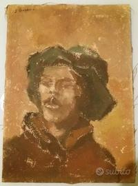 Quadro Beduino su tela firmato