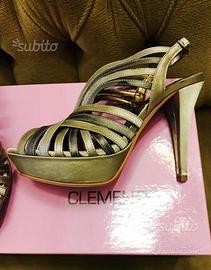 Sandalo Fashion di alta qualità in raso nm.38