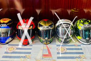 Caschi integrali piloti MotoGp/SBK/500