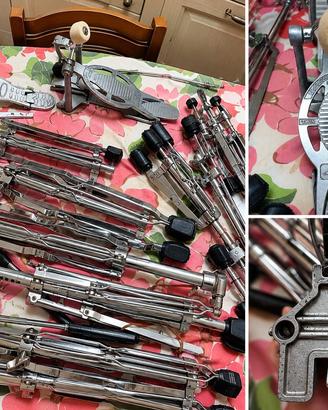 Lotto meccaniche vintage per batteria