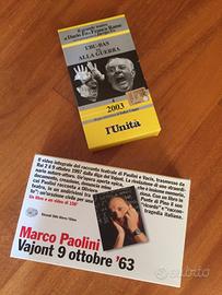 2 VHS storici Vajont e Dario Fo