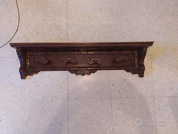 Appendiabiti legno decorato 