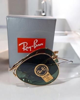 Ray-Ban Folding Aviator RB3479 Oro/Verde