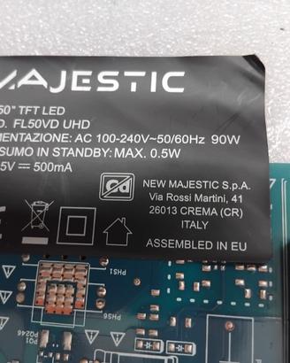 Scheda madre Tv Majestic 50 pollici