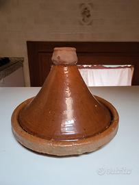 2 tagine marocchine originali di terracotta 