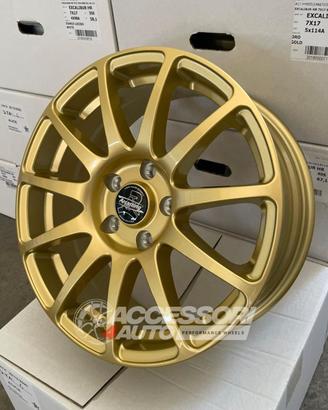 Set Cerchi in lega da 17 ARCASTING EXCALIBUR ORO