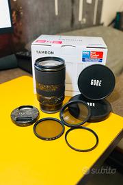 TAMRON 28-75 f2.8 SONY  con Skin protet e 3 Filtri