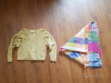 Maglione da donna + sciarpa cashmere