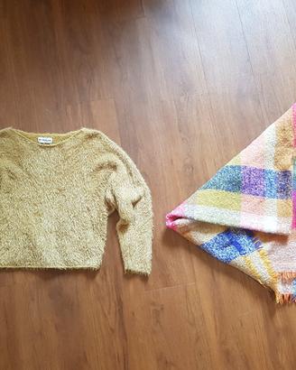 Maglione da donna + sciarpa cashmere