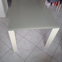 Tavolo Target saturno 130x85 bianco corda