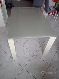 Tavolo Target saturno 130x85 bianco corda
