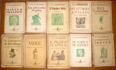 Lotto 10 volumi P.G. Wodehouse - anni '30/'40/'50