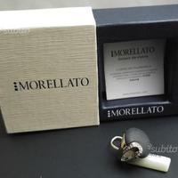 NUOVO Anello MORELLATO acciaio e onice naturale