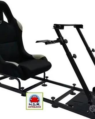 Simulatore Sportivo su PC e Console NERO GRIGIO