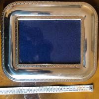Cornice placcata argento